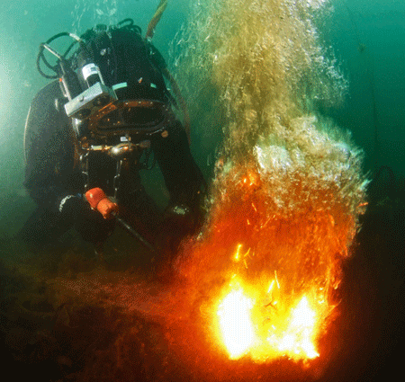 Underwater Cutting